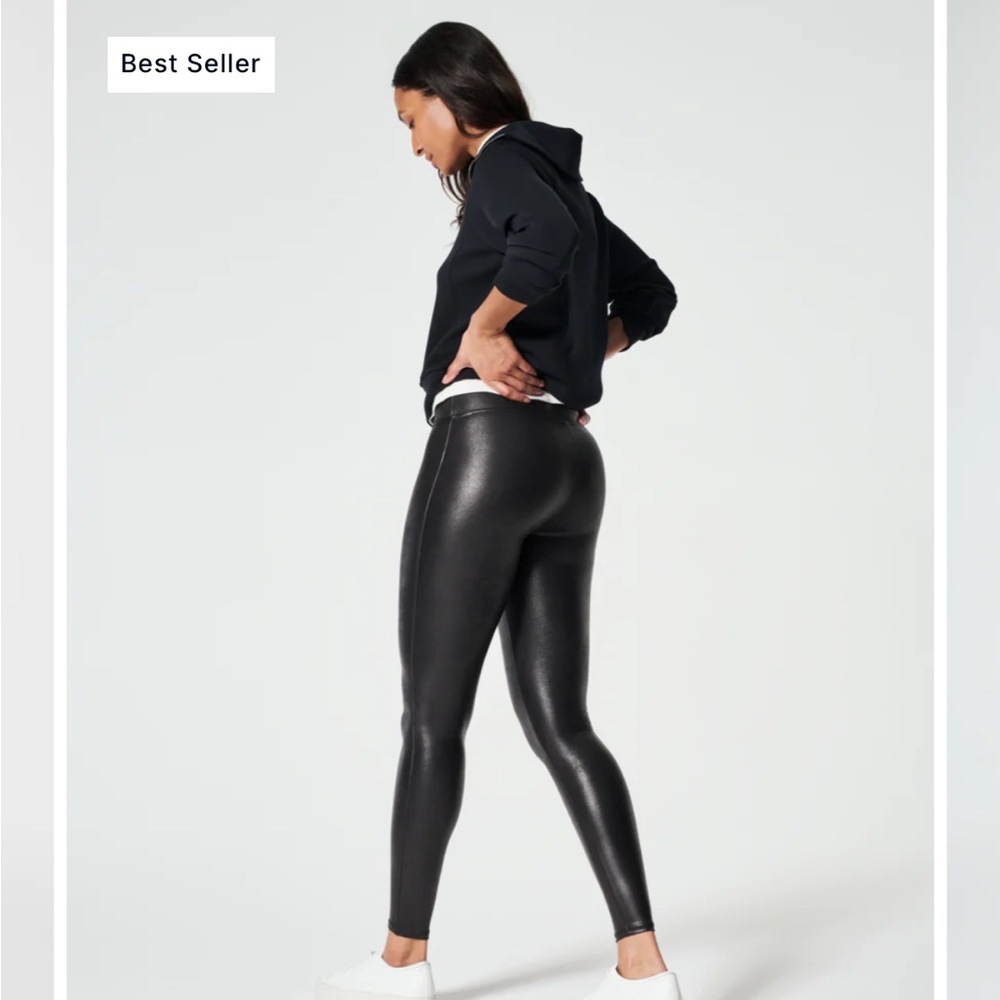 Spanx Faux Leather Leggings
